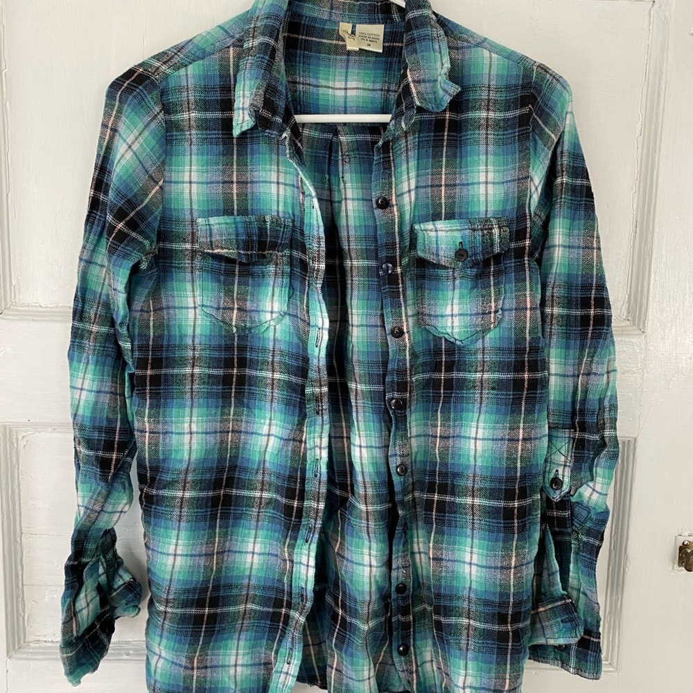 Must Have - Blue & Teal Comfy Flannel- Super Soft